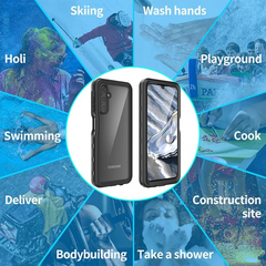 Waterproof Case for Samsung Galaxy A34 5G +  Snap Deal.