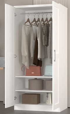Wardrobe -  2 Doors Free Standing Wardrobe Promo +  Snap Deal.
