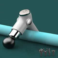 Massage Gun with 4 Massage Heads +  Snap Deal.