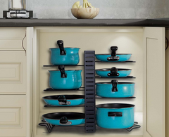 8 Tiers Pot Kitchen Storage Rack +  Snap Deal.