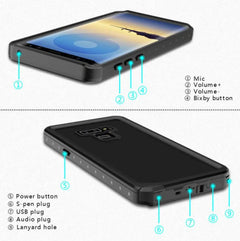 Samsung Galaxy Note 9 Waterproof Shockproof Case +  Snap Deal.
