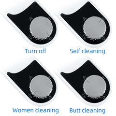 Water Bidet Dual Nozzle Self Cleaning Toilet Sprayer