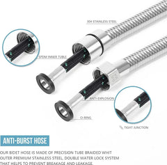 Water Bidet Dual Nozzle Self Cleaning Toilet Sprayer +  Snap Deal.