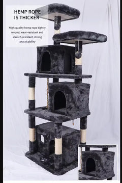 Cat Toys Pet Cat Tower Condo Tower 170CM Promo +  Snap Deal.