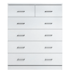 Chest of Drawers 6 Drawer White Tallboy +  Snap Deal.
