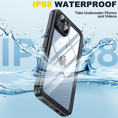 iPhone 15 Plus Waterproof Shockproof Case +  Snap Deal.