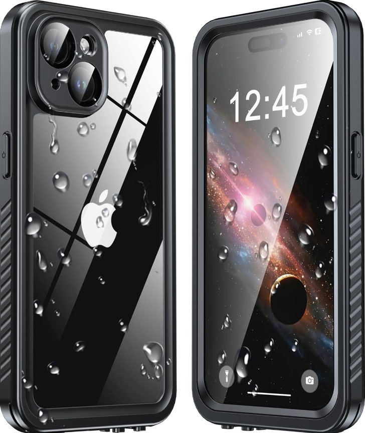 iPhone 15 Waterproof Shockproof Case +  Snap Deal.