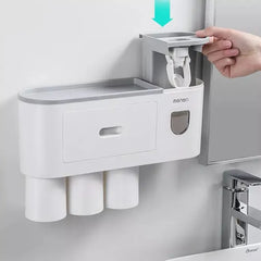 Toothpaste Dispenser and Tootbrush Holder Organisor Promo +  Snap Deal.