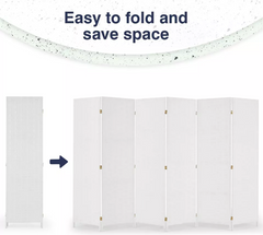 Folding Room Dividers Partitions Screen 6 Panel Promo +  Snap Deal.