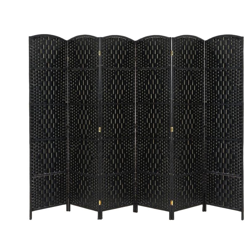 Portable Folding Room Partition – 6 Panel Privacy Screen