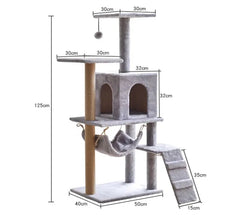 Cat Toys Pet Cat Tower Condo Tower - 125CM Promo +  Snap Deal.