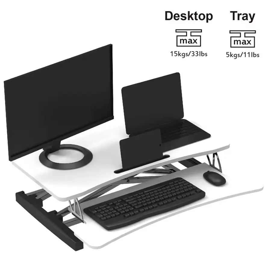 Desk Riser Bush My Office Height Adjustable Desk Riser Standing Desk Promo + Snap Deal.