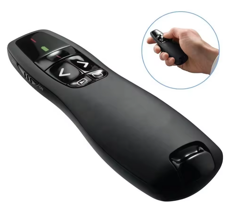 Wireless Presentation Remote Clicker With Laser Pointer +  Snap Deal.