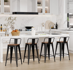Dinning Chair Bar Stool Cafe Chair Stool Set of 4 PCs Promo +  Snap Deal.