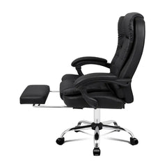 Office Chair Leather Chair Executive Chair With Foot Rest +  Snap Deal.