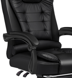 Office Chair Leather Chair Executive Chair With Foot Rest +  Snap Deal.