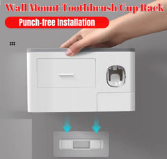 Toothpaste Dispenser and Tootbrush Holder Organisor Promo +  Snap Deal.