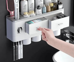 Toothpaste Dispenser and Tootbrush Holder Organisor Promo +  Snap Deal.