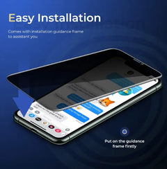 iPhone Privacy Glass Screen Protector for All Model +  Snap Deal.