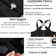 Adjustable Back Posture Belt +  Snap Deal.