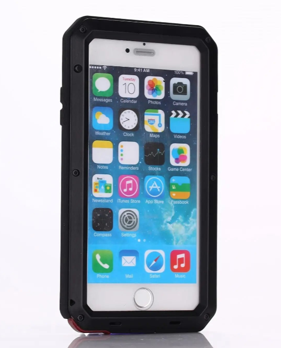 iPhone XS Max Dropproof Shockproof Rugged Metal Case