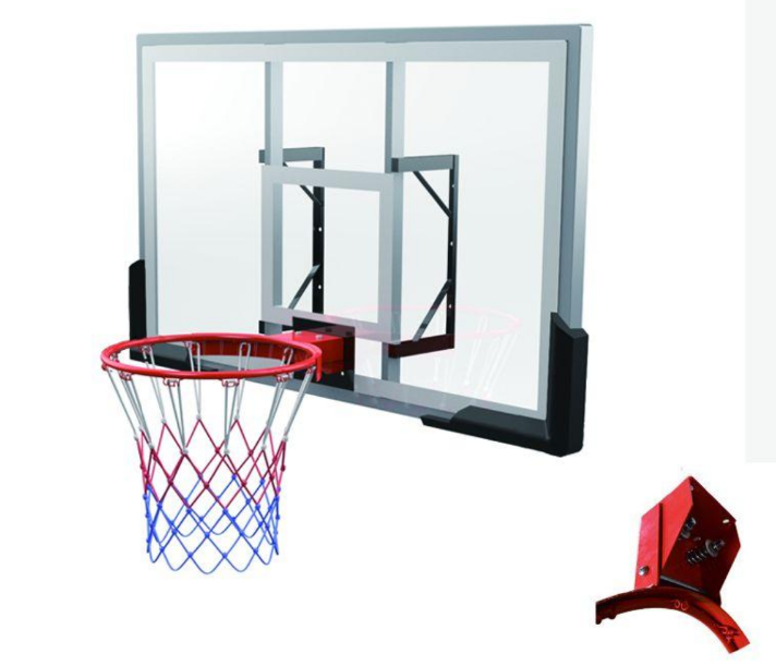 Professional Tempered Glass Basketball Backboard Wall Mounted
