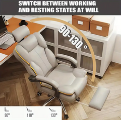 Executive Chair with Footrest Comfortable Executive Recliner Chair