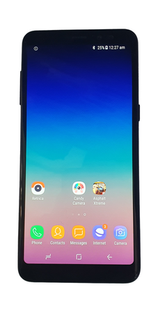 Original Samsung Galaxy A8 Screen Replacement With Frame Black (Used)