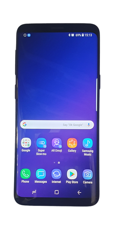 Original Samsung Galaxy S9 Screen Replacement With Frame Black (Used)