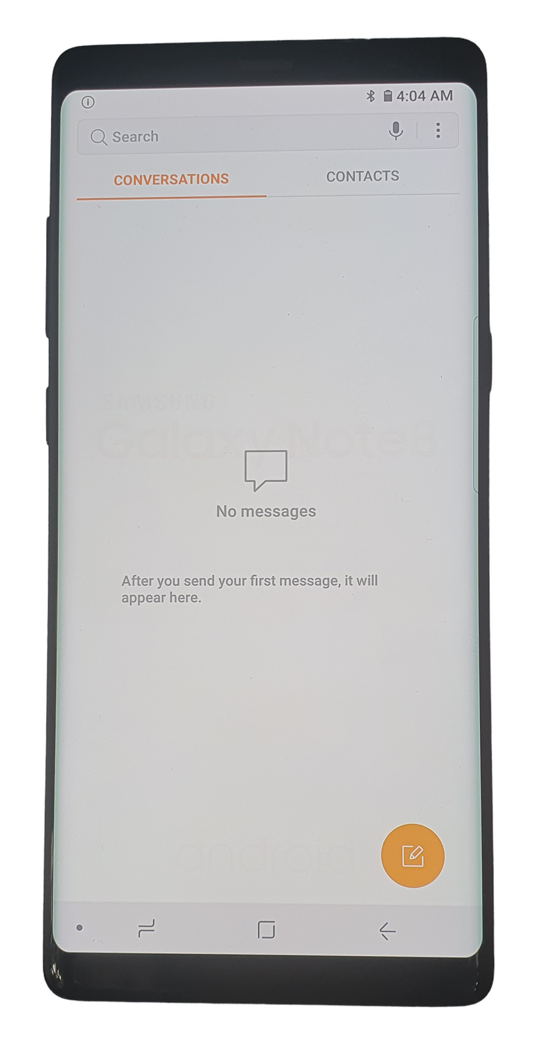 Original Samsung Galaxy Note 8 Screen Replacement With Frame Black (Used)