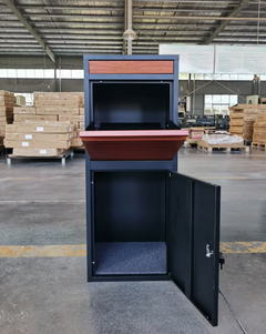 Heavy Duty Outdoor Free-Standing Metal Parcel Delivery Box 1020x410x380 mm
