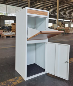 Heavy Duty Outdoor Free-Standing Metal Parcel Delivery Box 1020x410x380 mm