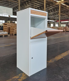 Heavy Duty Outdoor Free-Standing Metal Parcel Delivery Box 1020x410x380 mm