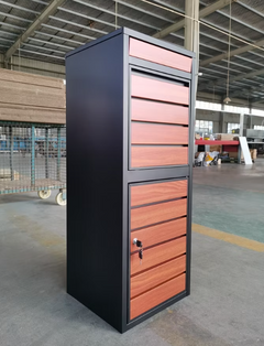 Outdoor Letterbox Free-Standing Metal Parcel Delivery Box 1000x380x365 mm