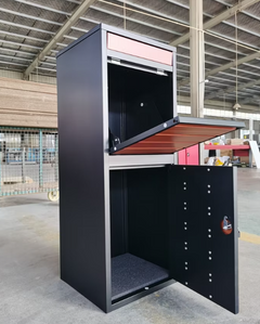 Outdoor Letterbox Free-Standing Metal Parcel Delivery Box 1000x380x365 mm
