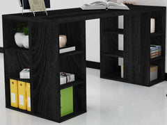 Desktop Computer Desk With Bookshelf