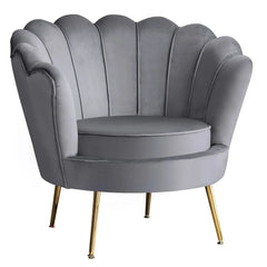 Modern Velvet Accent Chair & Nesting Coffee Table Set- Combo Set