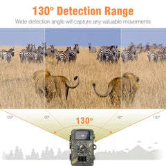 Wild Life tracking camera infrared night vision portable wildlife monitoring