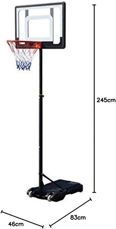 Adjustable Portable Basketball Hoop – Indoor & Outdoor Play