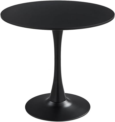 Celeste Black Round Cafe Table