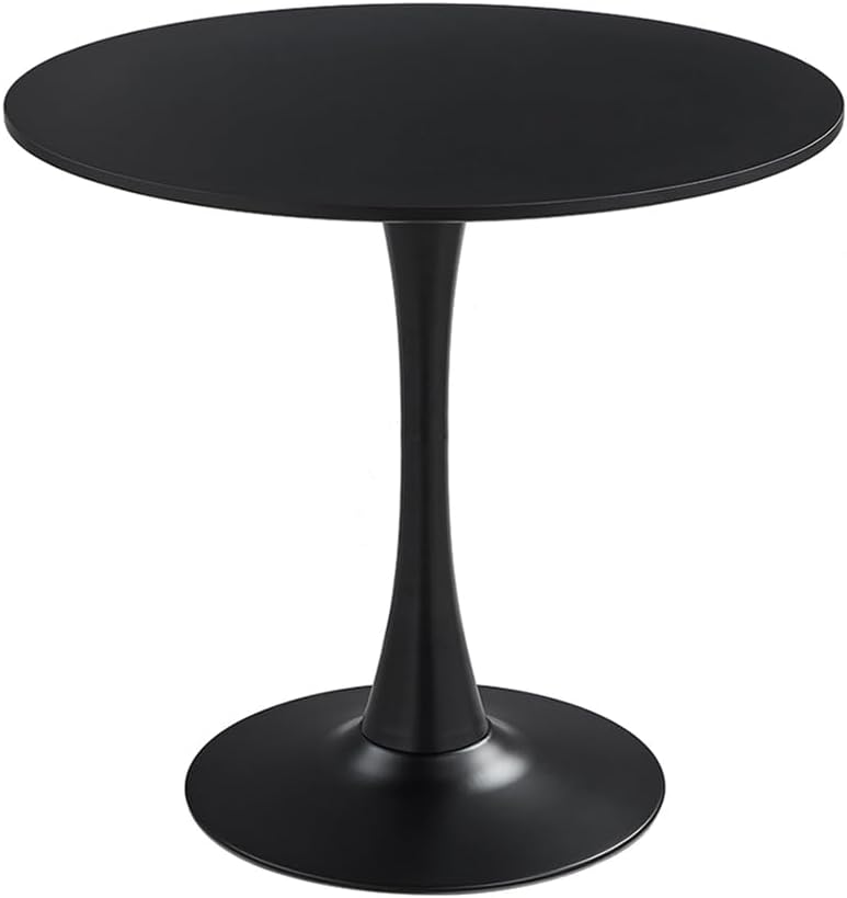Celeste Black Round Cafe Table