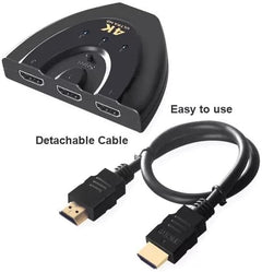 HDMI 3 in 1 Out Switch Box HUB v1.4b Adapter Splitter 4K Full HD