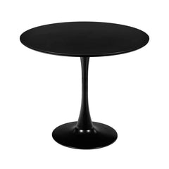 Celeste Black Round Cafe Table