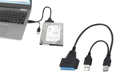 USB 3.0 to SATA Adapter Cable for 2.5" HDD/SSD, External Hard Drive Converter
