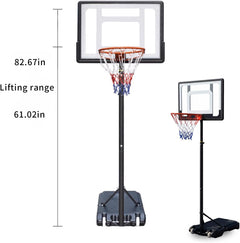 Adjustable Portable Basketball Hoop – Fun for Kids & Adults