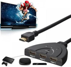 HDMI 3 in 1 Out Switch Box HUB v1.4b Adapter Splitter 4K Full HD
