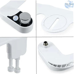 Water Bidet Dual Nozzle Self Cleaning Toilet Sprayer