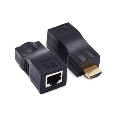 30M 4K HDMI Extender Over Cat-6/6A RJ45 Network LAN Ethernet Adapter +  Snap Deal.
