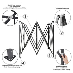 3x4.5m Pop Up Gazebo – Heavy Duty Folding Marquee Tent