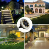 4 Pack Solar Garden Lights Outdoor Waterproof White LED Pathway Lights